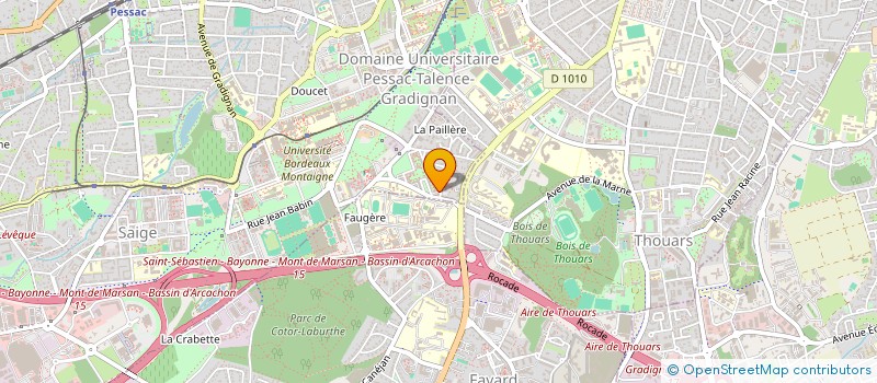 localisation de l'entreprise MONSIEUR MESSAN ACAKPOVI à PESSAC