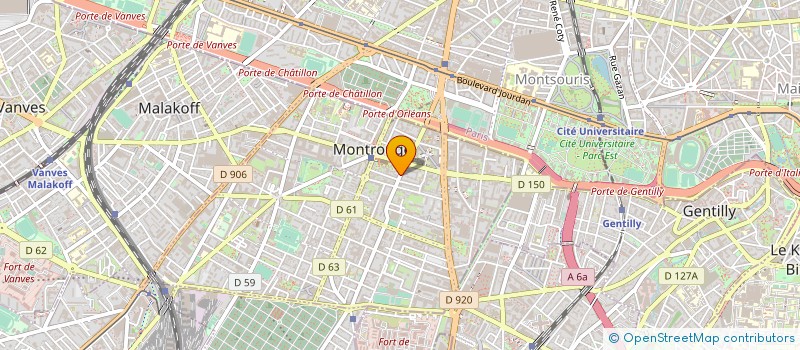 localisation de l'entreprise MONSIEUR MESSAOUD AFILAL à MONTROUGE