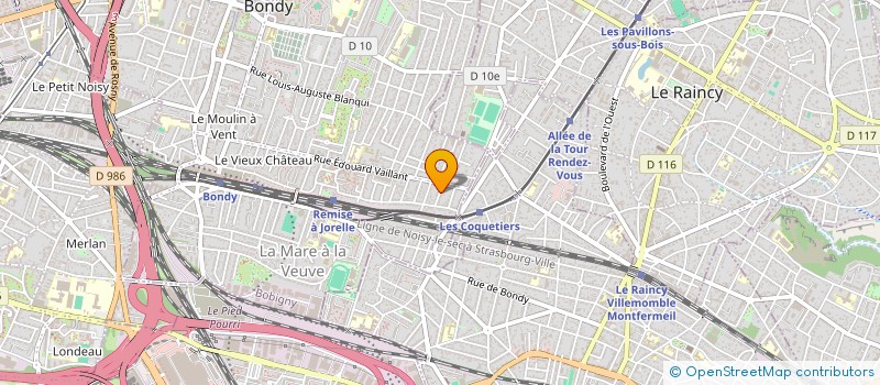 localisation de l'entreprise MONSIEUR MESSAOUD AIT OUAZZOU  BONDY