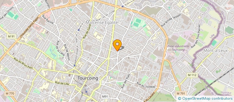 localisation de l'entreprise MONSIEUR MESSAOUD ALOUI  TOURCOING