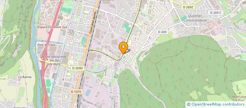 localisation de l'entreprise MONSIEUR MESSAOUD BENALDJIA à ECHIROLLES