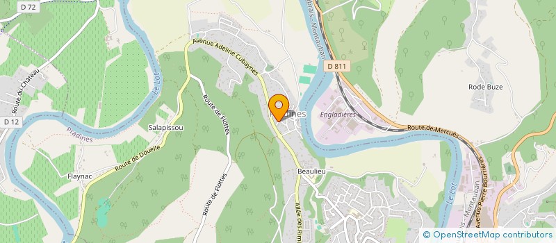 localisation de l'entreprise MONSIEUR MESSAOUD BOUAFIA  PRADINES