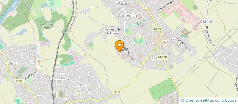 localisation de l'entreprise MONSIEUR MESSAOUD BOUARDJA  ANNULLIN