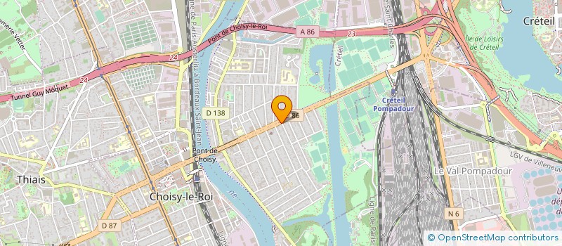 localisation de l'entreprise MONSIEUR MESSAOUD BOUHOUCH à CHOISY-LE-ROI