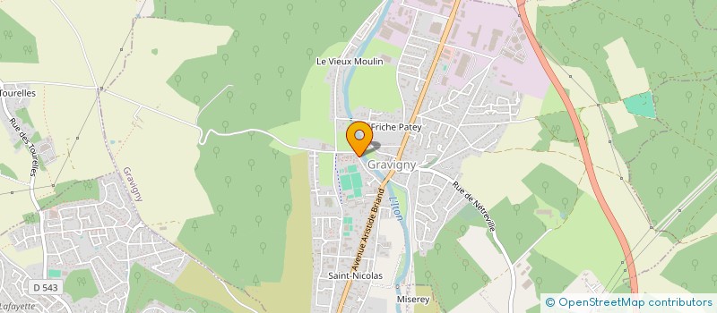 localisation de l'entreprise MONSIEUR MESSAOUD BOUMEDOUHA à GRAVIGNY