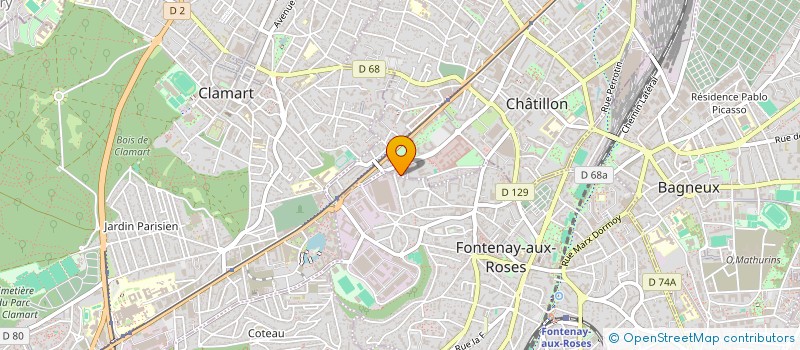 localisation de l'entreprise MONSIEUR MESSAOUD BOUNEGGAR à CHATILLON