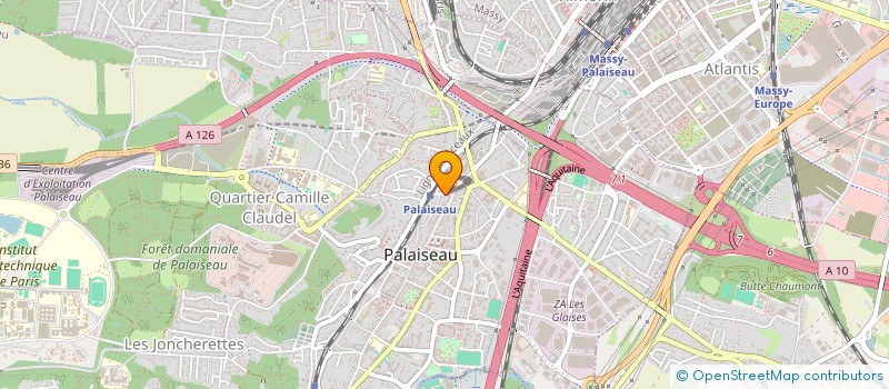 localisation de l'entreprise MONSIEUR MESSAOUD BRAHMI  PALAISEAU