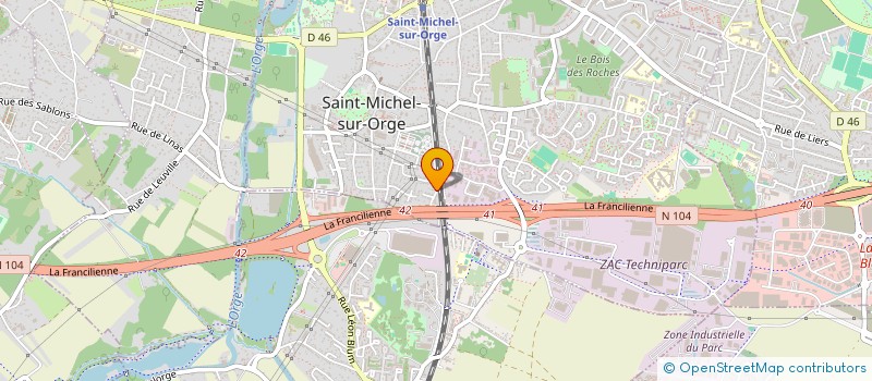 localisation de l'entreprise MONSIEUR MESSAOUD CHABBAR à SAINT-MICHEL-SUR-ORGE