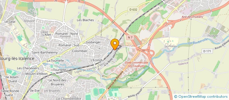 localisation de l'entreprise MONSIEUR MESSAOUD CHERAIFIA  BOURG-LES-VALENCE