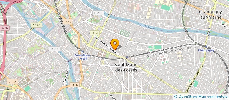 localisation de l'entreprise MONSIEUR MESSAOUD CHIBANE  SAINT-MAUR-DES-FOSSES