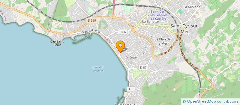 localisation de l'entreprise MONSIEUR MESSAOUD EMSALLEM à SAINT-CYR-SUR-MER