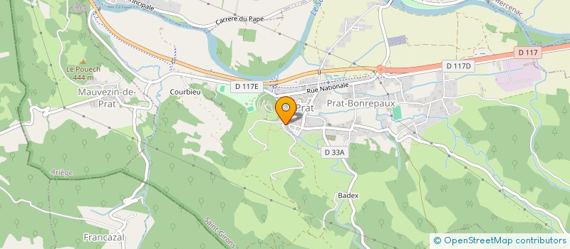 localisation de l'entreprise MONSIEUR MESSAOUD KHALDI à PRAT-BONREPAUX