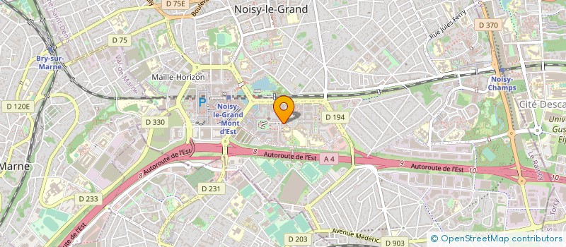 localisation de l'entreprise MONSIEUR MESSAOUD LATRECHE  NOISY-LE-GRAND