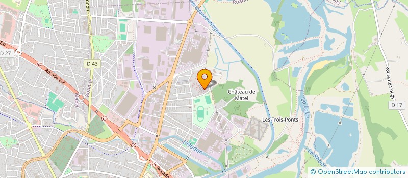 localisation de l'entreprise MONSIEUR MESSAOUD MAHMOUDI  ROANNE