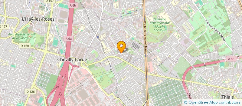 localisation de l'entreprise MONSIEUR MESSAOUD MOUSSAOUI  CHEVILLY-LARUE