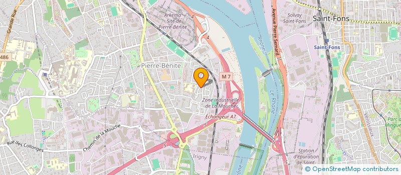 localisation de l'entreprise MONSIEUR MESSAOUD NAMOUNE  OULLINS-PIERRE-BENITE