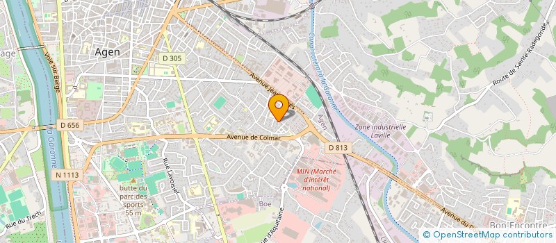 localisation de l'entreprise MONSIEUR MESSAOUD TRABELSI  AGEN