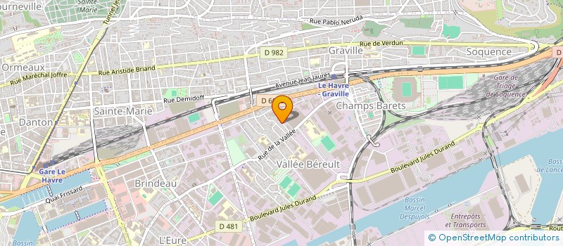 localisation de l'entreprise MONSIEUR MESSIPSSA MERZOUK  LE HAVRE