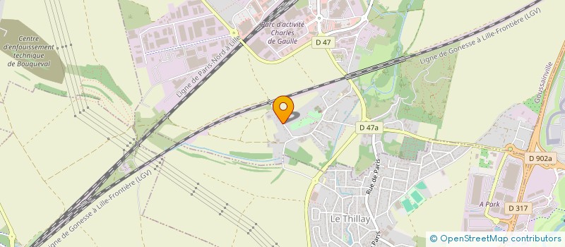 localisation de l'entreprise MONSIEUR MESSON HANAUX  GOUSSAINVILLE