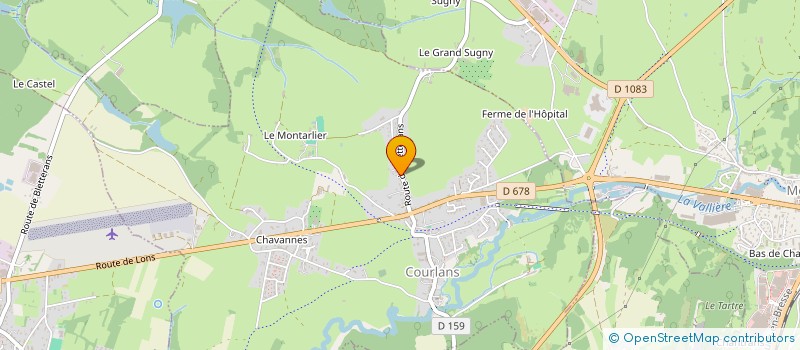 localisation de l'entreprise MONSIEUR MESSONE MICHEL  COURLANS