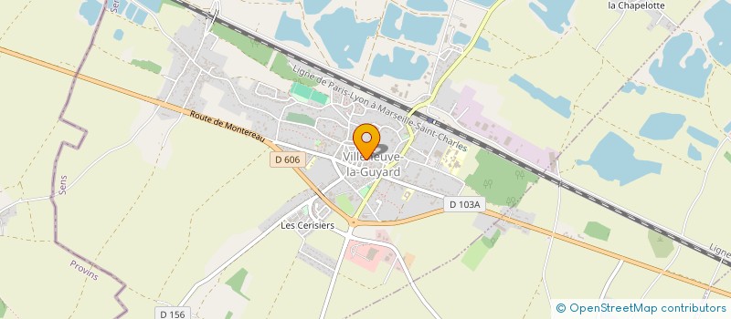 localisation de l'entreprise MONSIEUR MESSONE SARRA  VILLENEUVE-LA-GUYARD