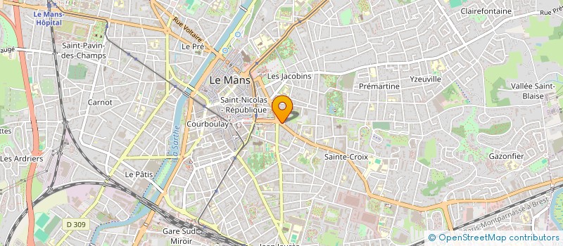 localisation de l'entreprise MONSIEUR MESSOUD MEHELLOU  LE MANS