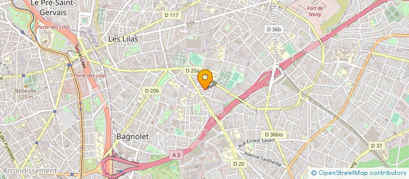localisation de l'entreprise MONSIEUR MESSY MARTINY à BAGNOLET
