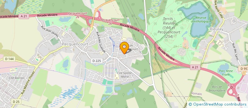 localisation de l'entreprise MONSIEUR MESTAFFA CHAKRI  PECQUENCOURT