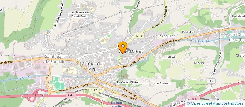 localisation de l'entreprise MONSIEUR MESUT ATICI à SAINT-CLAIR-DE-LA-TOUR