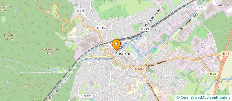 localisation de l'entreprise MONSIEUR MESUT TANIR  SAVERNE