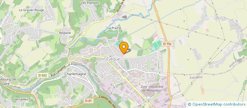 localisation de l'entreprise MONSIEUR MESUT ULUDAG  PONT-EVEQUE