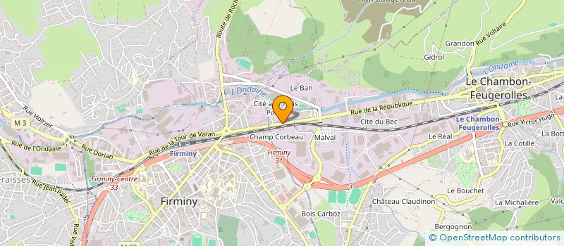 localisation de l'entreprise MONSIEUR MESUT YALCINKAYA  LE CHAMBON-FEUGEROLLES