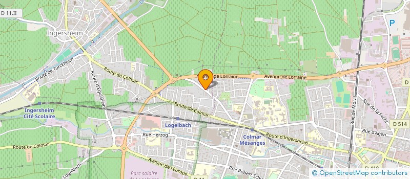 localisation de l'entreprise MONSIEUR MESUT YANLAK  INGERSHEIM