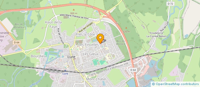 localisation de l'entreprise MONSIEUR MESUT YARAR  LURE