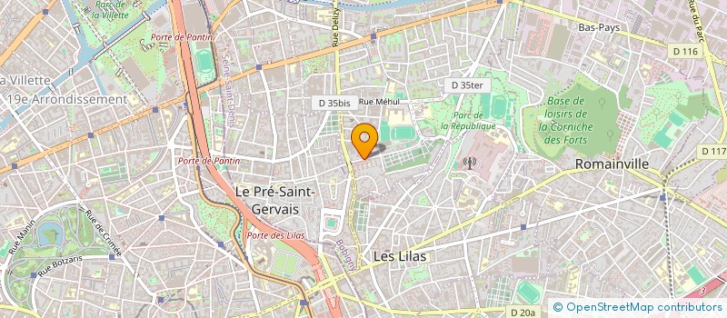 localisation de l'entreprise MONSIEUR MESUT ZENGIN  PANTIN