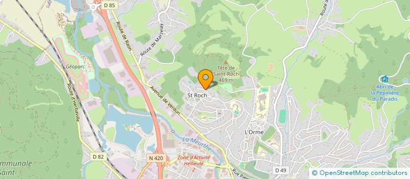 localisation de l'entreprise MONSIEUR METEHAN YANALAK à SAINT-DIE-DES-VOSGES