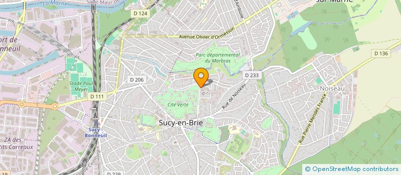 localisation de l'entreprise MONSIEUR METHODE H KANOUTE  SUCY-EN-BRIE