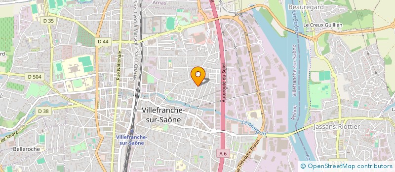 localisation de l'entreprise MONSIEUR METI HAN TEKIN à VILLEFRANCHE-SUR-SAONE
