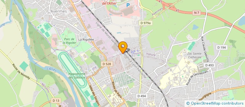 localisation de l'entreprise MONSIEUR METIN ALKAN à YZEURE