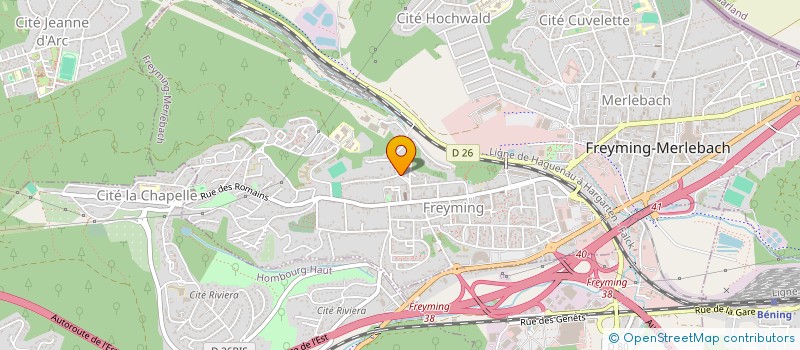 localisation de l'entreprise MONSIEUR METIN BALAMAN  FREYMING-MERLEBACH