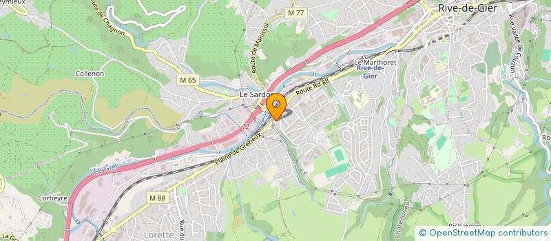 localisation de l'entreprise MONSIEUR METIN CIRIK  RIVE-DE-GIER