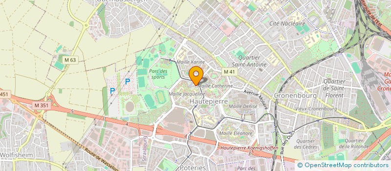 localisation de l'entreprise MONSIEUR METIN KARAARSLAN  STRASBOURG