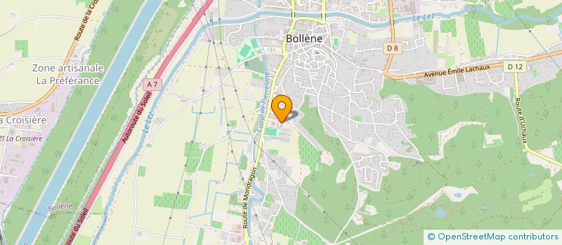 localisation de l'entreprise MONSIEUR METIN KAYA à BOLLENE