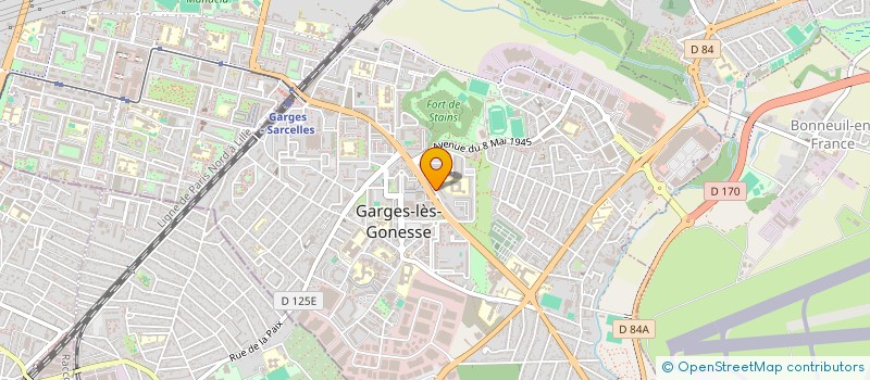 localisation de l'entreprise MONSIEUR METIN KILINC  GARGES-LES-GONESSE