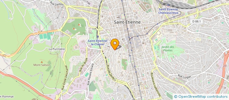 localisation de l'entreprise MONSIEUR METIN ODEMIS  SAINT-ETIENNE