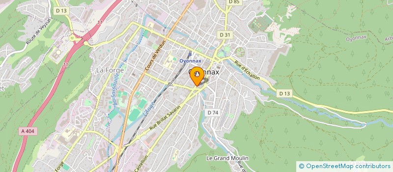 localisation de l'entreprise MONSIEUR METIN POLAT à OYONNAX