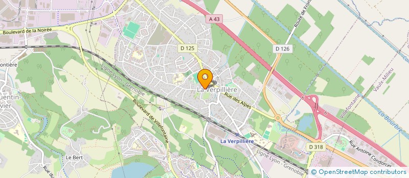 localisation de l'entreprise MONSIEUR METIN SOZERI à LA VERPILLIERE