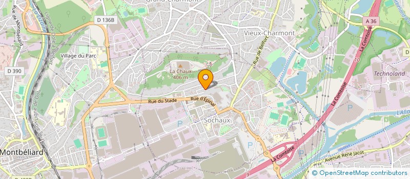 localisation de l'entreprise MONSIEUR METIN TIRYAKI  SOCHAUX