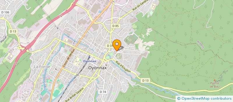 localisation de l'entreprise MONSIEUR METIN TOPCU à OYONNAX