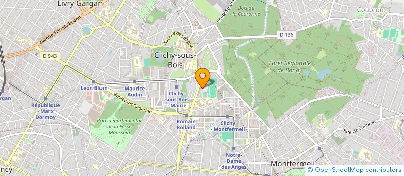 localisation de l'entreprise MONSIEUR METIN UCLER à CLICHY-SOUS-BOIS